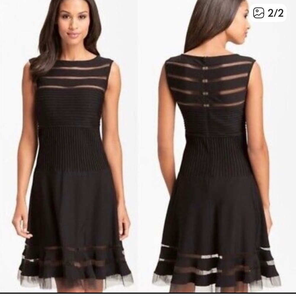 Tadashi Shoji Black Sleeveless Dress size XS
